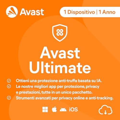 Avast Ultimate 2026 |Antivirus 1 Dispositivo | 1 Anno |... en promo à 16€ (-60%) sur Amazon IT