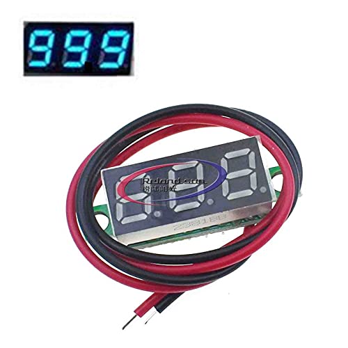 Reland Sun Mini voltmètre numérique DC 4 V-30 V 0,78 pouce... - Bricolage & Outils Amazon France à 1.78€