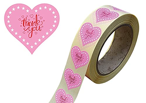 Design Number 2 35mm Thank You Stickers/Labels from Only... - Fournitures Bureau Amazon Royaume-Uni à 1.08€