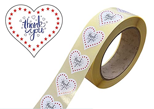 Design Number 1 35mm Thank You Stickers/Labels from Only... - Fournitures Bureau Amazon Royaume-Uni à 0.95€