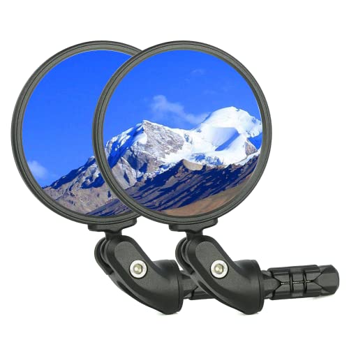 BriskMore Black Bar End Mirrors, HD Glass Convex Lens... - Sports & Fitness Amazon Royaume-Uni à 16.99€
