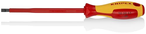 KNIPEX Tools 98 20 65 Tournevis à fente 15,2 cm, isolé 1000... - Bricolage & Outils en promo à 11.65€