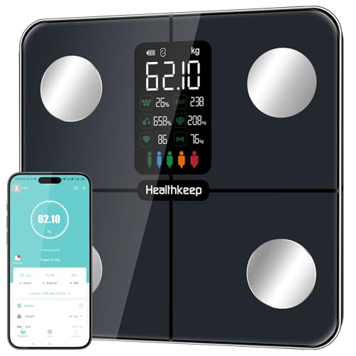 Healthkeep Waage Personen mit Körperfett und Muskelmasse... - Tech & Electronics Amazon Germany à 25.98€