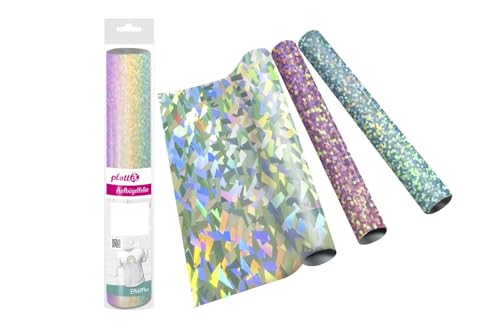 plottiX 102009 Aufbügelfolie, Diamant, 32 x 50cm - Bon plan à 4.99€