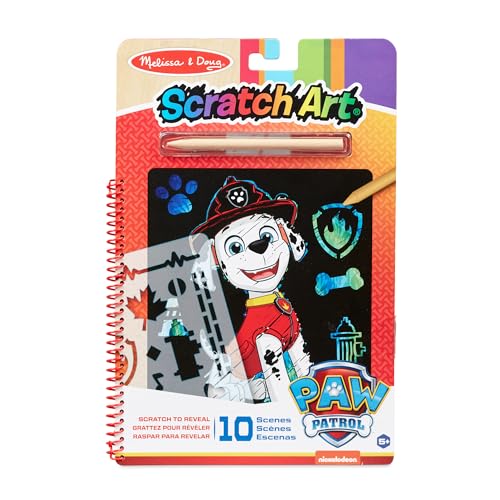 Melissa & Doug Paw Patrol Bloc Scratch Art Marshall... - Jouets & Jeux en promo à 2.87€