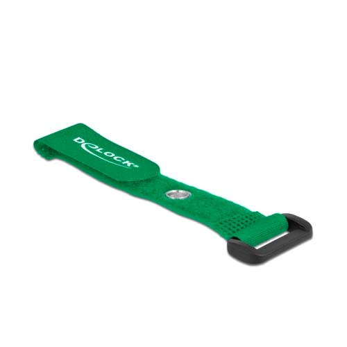Delock Klett-Kabelbinder mit Schlaufe und Befestigungsöse L... - High-Tech & Électronique en promo à 3.32€