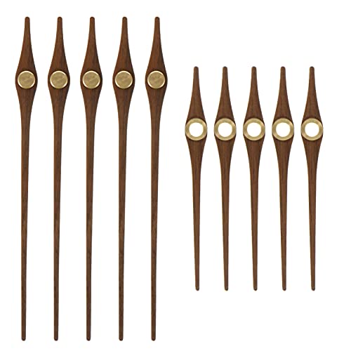 EXCEART Lot de 5 aiguilles en bois - Aiguilles de rechange... - Bricolage & Outils en promo à 1.19€