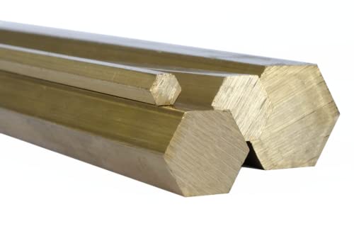 Asta esagonale in ottone SW Ø 9 mm (Ms58 / 2.0401... - Bon plan à 3.13€