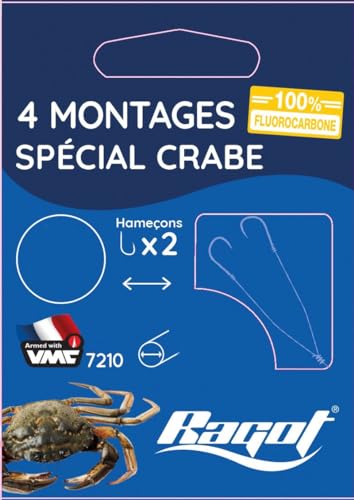 RAGOT Ligne Montee - Montage A Crabe H2 30 X4-150cm... - Sports & Fitness Amazon Espagne à 8.90€