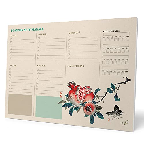Planificador semanal A4 Japanese - Weekly planner : Planner... - High-Tech & Électronique en promo à 4.16€