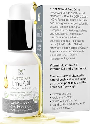 Pure Australian Emu Oil for Skin, Hair, & Nails | 60 mL |... - Beauté & Parfums Amazon Espagne à 20.84€