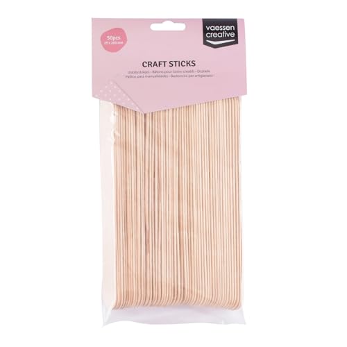 Vaessen Creative Bastoncini di Legno, 50 Pezzi, 2,5 x 20... - Jouets & Jeux Amazon Italie à 11.15€