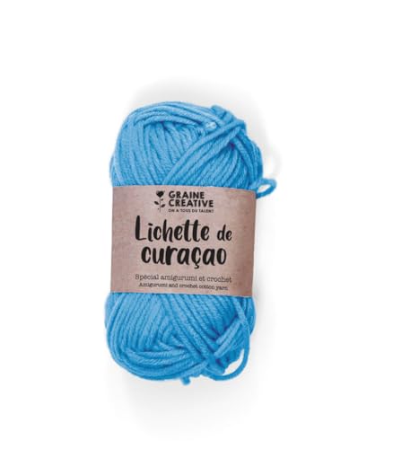 Cotton Yarn for Crochet and amigurumi 55 m - Turquoise - Loisirs Créatifs Amazon Royaume-Uni à 1.20€