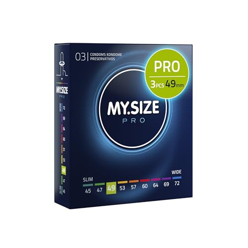 MY.SIZE PRO 3 Préservatifs ÉLITE, taille 2, 49 mm - Latex... - Maison & Cuisine Amazon France à 2.95€