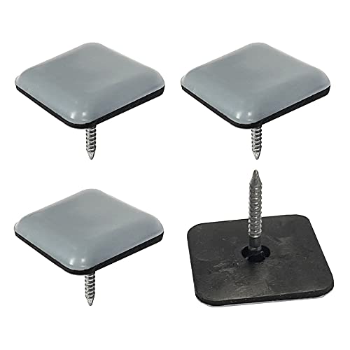 4x Patin glisseur carré 24 x 24mm Téflon PTFE à clouer clou... en promo à 3,95€ (-51%) sur Amazon FR