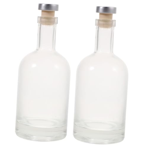 BESTonZON 2pcs Thickened Transparent Glass Wine Bottle... - High-Tech & Électronique Amazon Royaume-Uni à 13.89€
