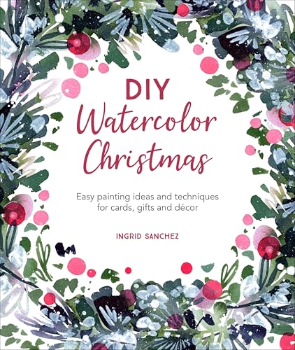 DIY Watercolor Christmas: Easy painting ideas and... - Loisirs Créatifs Amazon Royaume-Uni à 1.99€