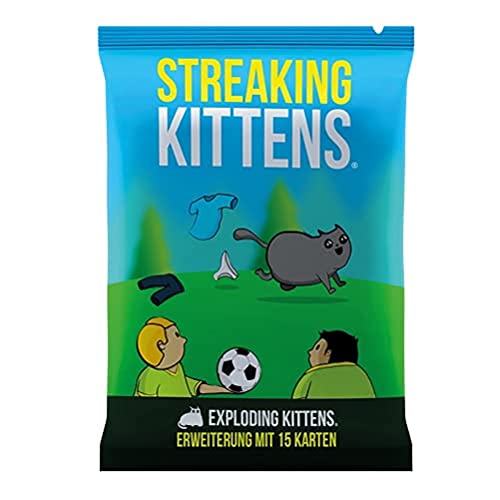 Exploding Kittens Asmodee Streaking Kittens - Extension... - Jouets & Jeux Amazon France à 9.32€