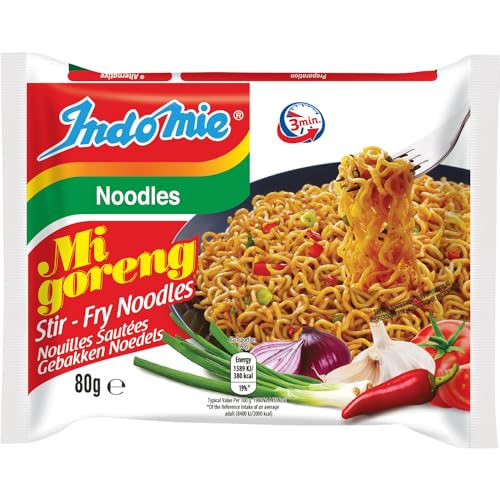 INDOMIE - Nouilles instantanées Mi Goreng - (1 X 80 GR)... - Sports & Fitness Amazon France à 0.89€