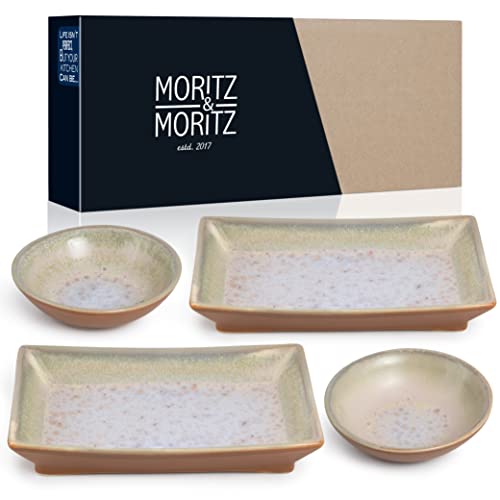 Moritz & Moritz 4-tlg. Sushi Geschirr Set für 2 Personen... - Maison & Cuisine Amazon Allemagne à 8.49€