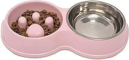 Fur & Bone Doppelter Slow Feeder Hund Napf – Anti Schling... - Animalerie Amazon Allemagne à 4.51€