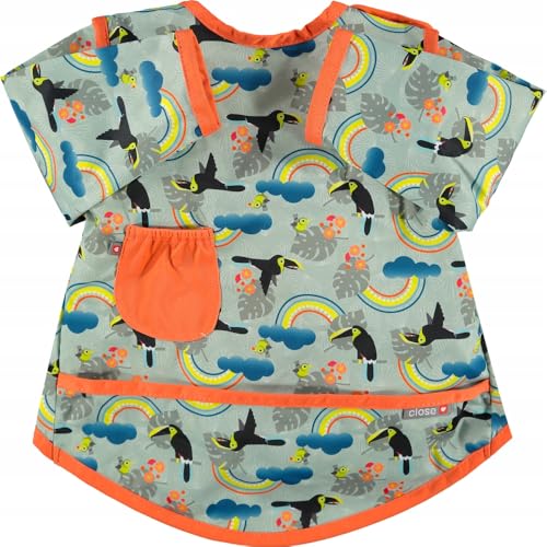 Close Pop-in Bavoir imperméable à manches longues avec... - Auto & Moto Amazon France à 22.00€