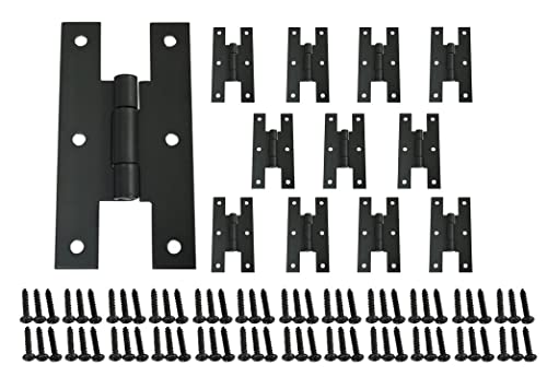 QCAA Bisagra H de acero negro, para puertas de gabinete... - Sports & Fitness Amazon Espagne à 16.21€