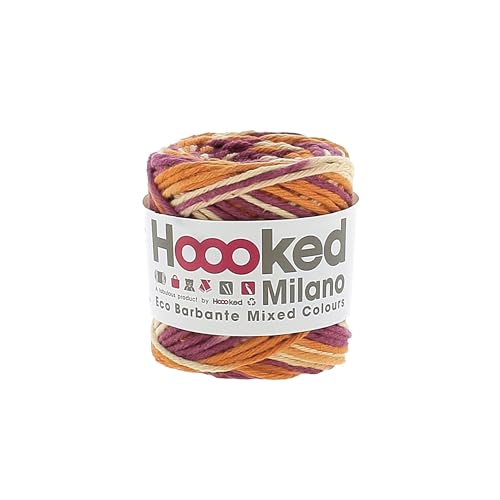 Hoooked Eco Barbante 50 g Bombay Blast - Loisirs Créatifs Amazon Italie à 2.89€