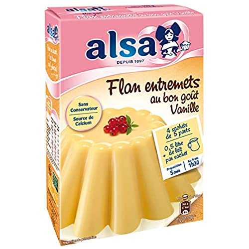 Alsa Préparation Flanentremets Goût Vanille, 192g - Épicerie en promo à 2.19€