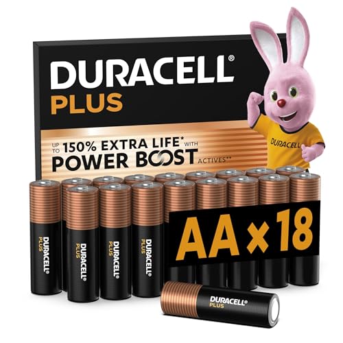 DURACELL Plus Piles AA (Lot de 18) – Piles Alcalines 1,5... en promo à 11,99€ (-31%) sur Amazon FR