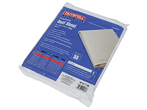 Heavy-Duty Polythene Dust Sheet 3 x 4m - Maison & Cuisine Amazon Allemagne à 12.35€