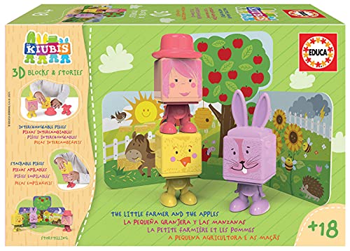 Educa - The Kiubis Jeux de Le Petit Fermier et Les Pommes |... - Jouets & Jeux Amazon France à 14.05€