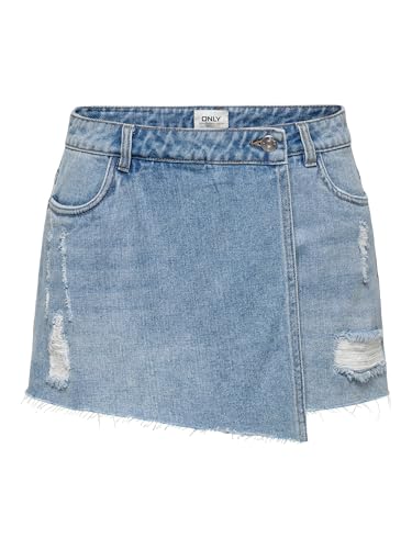 ONLY ONLTEXAS Reg DNM Skort BJ Noos, Hosenrock Donna, Blau, - Garden & Outdoor Amazon Italy à 13.40€