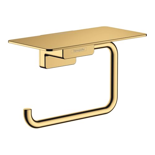 hansgrohe AddStoris Roll holder with shelf, brushed bronze... - Home & Kitchen Amazon UK à 57.49€