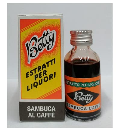 ESTRATTO PER LIQUORE BETTY GUSTO SAMBUCA AL CAFFE' PER 1... - Maison & Cuisine Amazon Italie à 2.40€