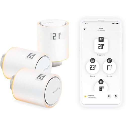 Netatmo Paquete de 3 Cabezales Termostáticos Inteligentes... - Sports & Fitness Amazon Spain à 149.99€