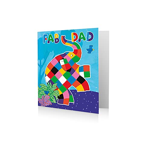 Elmer The Patchwork Elephant Birthday Card - Auto & Moto Amazon Royaume-Uni à 1.76€
