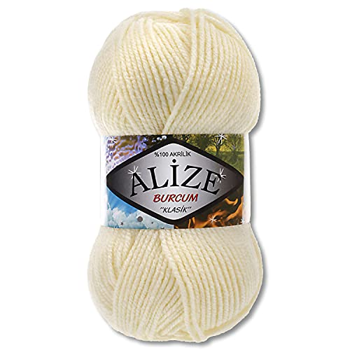Alize 100g Burcum Klasik Wool (Cream (01)) - Beauté & Parfums Amazon Royaume-Uni à 3.38€