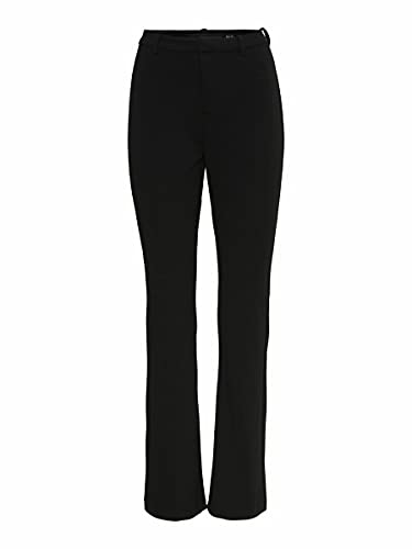 Vero Moda Amira Mid Rise Flared Pantalon évasé, Noir, M en promo à 20,14€ (-44%) sur Amazon FR
