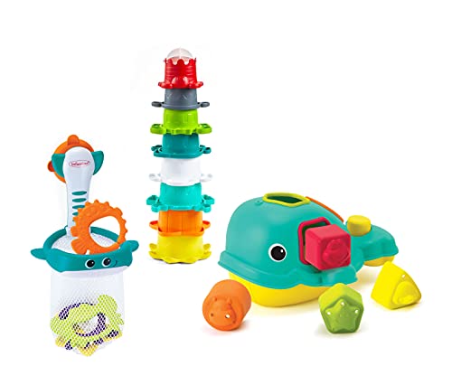 INFANTINO 315130-00 Ocean Fun Badespielset – Badespielzeug... - Bébé & Puériculture Amazon Allemagne à 19.10€