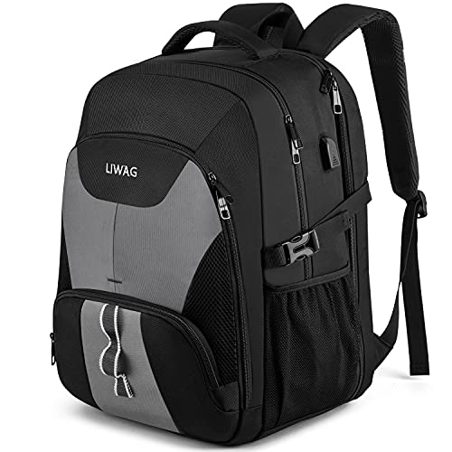 Zaino Uomo Grande 50L Impermeabile Porta PC 17 Pollici... - High-Tech & Électronique Amazon Italie à 32.49€