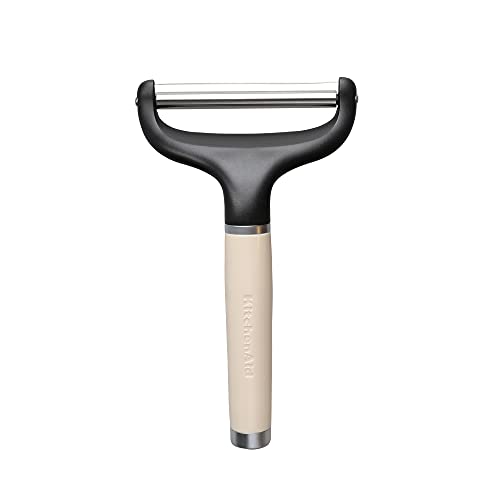 KitchenAid Stainless Steel Cheese Slicer - Almond Cream - Maison & Cuisine Amazon Royaume-Uni à 7.39€
