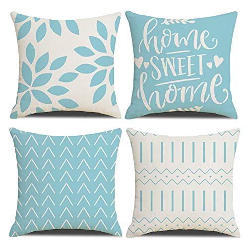 Housses de coussin, housses de coussin 45x45 lot de 4 taie... - Maison & Cuisine Amazon France à 15.21€