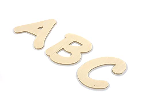 7cm Holzbuchstaben natur | verschiedene Größen | zum... - Loisirs Créatifs Amazon Allemagne à 1.50€