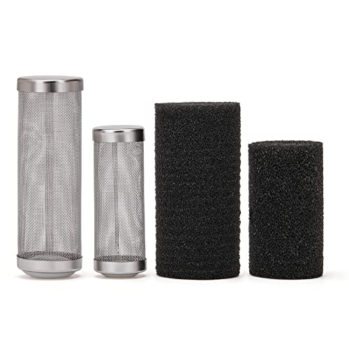 XCRUI 2 Stück 12 mm/16 mm Edelstahl Aquarium Filter... - Animalerie Amazon Allemagne à 17.26€