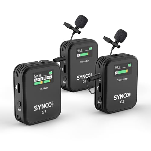 SYNCO G2(A2) Micro Cravate sans Fil, Lavalier Microphone... - High-Tech & Électronique Amazon France à 20.70€