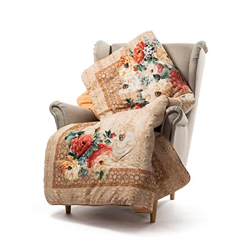 Caleffi Manta Sofa 130x170 cm 100% Algodon Suave – Manta... - Maison & Cuisine en promo à 55.76€