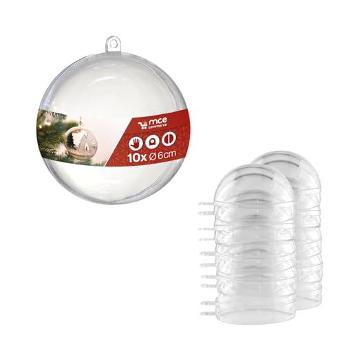 Bolas de acrílico A666010, diámetro de 6 cm, Transparente... - Bon plan à 9.03€