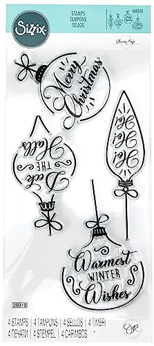 Sizzix Olivia Rose 665355-Palline di Natale Trasparenti, 4... - Amazon Italy à 10.99€