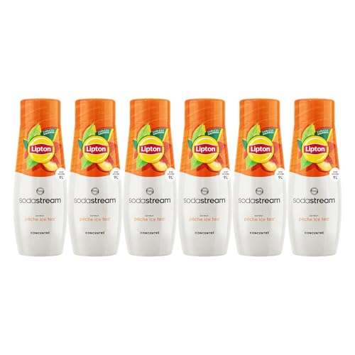 Sodastream Lot de 6 Concentrés Lipton Ice Tea Saveur Pêche... - Maison & Cuisine en promo à 26.57€